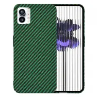 Husa pentru Nothing Phone (1), Techsuit, Carbonite FiberShell, Verde