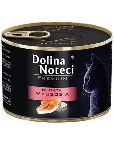 DOLINA NOTECI Premium Bogată în somon hrană pisici adulte 185 g