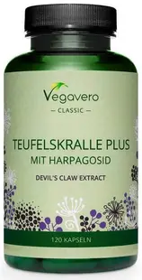 Teufelskralle Plus Mit Harpagosid, 120 capsule, Vegavero