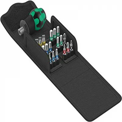 Set mini surubelnita si biti KK Stubby 1 Wera 05057471001, 19 piese