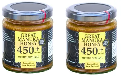 Miere de Manuka MGO 450+, 250g Pachet 2 borcane