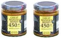Miere de Manuka MGO 450+, 250g Pachet 2 borcane