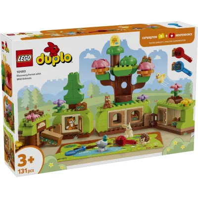 LEGO® DUPLO - Padurea descoperirilor cu animale salbatice (10480)
