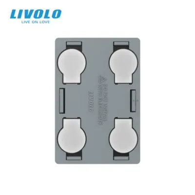 Modul intrerupator cvadruplu, standard italian, cap scara / cap cruce, wireless Protocol Zigbee, 3M