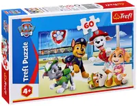 Puzzle Trefl din 60 de piese - În lumea lui Pes Patrol