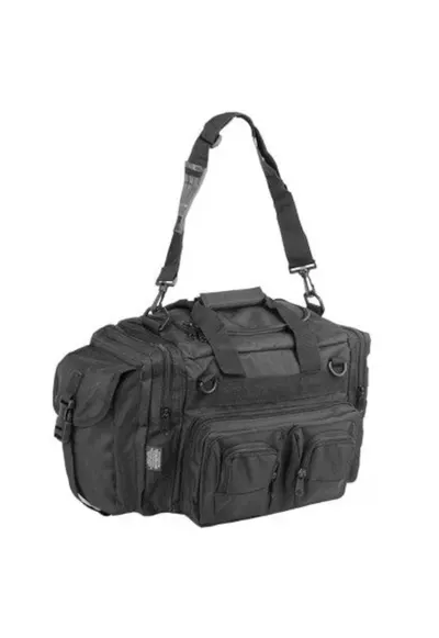 Geanta barbateasca K-10 Combat - poliester cu PVC - negru - 35x20x28cm