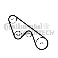 Set curea transmisie cu caneluri CONTITECH 5PK1150K1