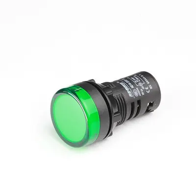 Lampa de semnalizare LED verde n12V AC/DC - verde - cu led
