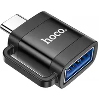 Adaptor OTG USB-C - USB-A HOCO UA31C, Negru
