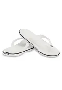 Slapi barbati - ™ Crocband Flip - Material sintetic - Alb