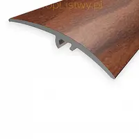 Prag / profil trecere gresie parchet aluminiu E-E0200-7E-1800 mahon 30 mm