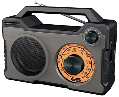 Radio Diva - Retro Box BT 7500, negru/gri