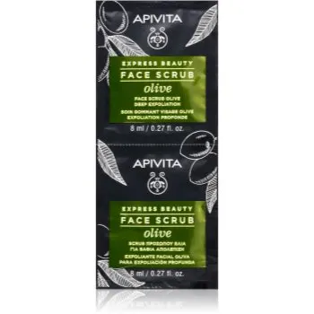 Apivita Express Beauty Exfoliating Face Scrub Olive peeling intensiv de curățare faciale