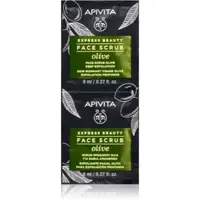 Apivita Express Beauty Exfoliating Face Scrub Olive peeling intensiv de curățare faciale