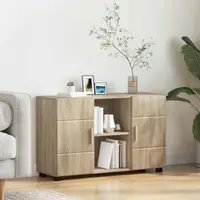 vidaXL Bufet FLORIN 88,5 x 30,5 x 55,5 cm Stejar Sonoma Lemn prelucrat