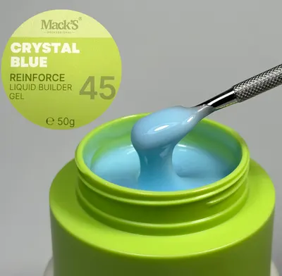Gel UV 45 Reinforce Crystal Blue 50g