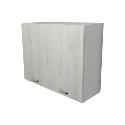 Corp Superior Lecce, 2 Usi, Pin Alb/Alb, 80 x 30 x 65 cm