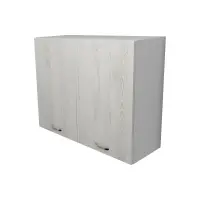 Corp Superior Lecce, 2 Usi, Pin Alb/Alb, 80 x 30 x 65 cm