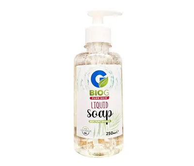 Sapun lichid organic hidratant pentru ten Pure Skin, 250ml, BIO G