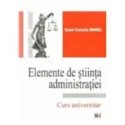 Elemente de stiinta administratiei