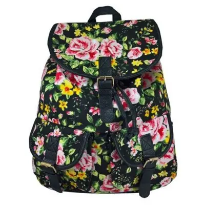 Rucsac urban Roses, fond negru - LaRue
