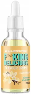 Fitking Delicious Flavour Drops, vanilie, 50 ml, AllNutrition