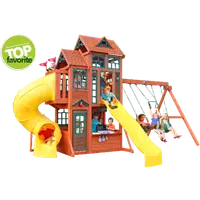 Complex de joaca din lemn Canyon Ridge Kidkraft