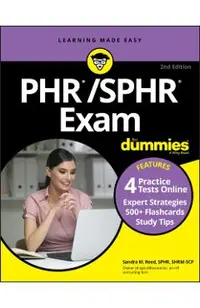 PHR/SPHR Exam For Dummies with Online Practice