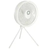 Mini ventilator de birou standing alb cu telecomanda