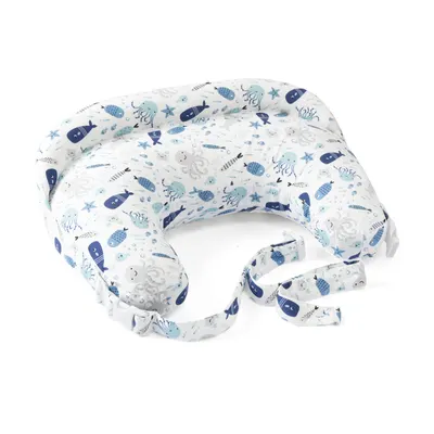Perna alaptare Chicco Boppy Deluxe, Deluxe Fish Fun, 0luni+