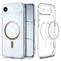 Husa MagSafe pentru Apple iPhone 17 Air, Spigen, Ultra Hybrid, Aurie Transparenta ACS10315