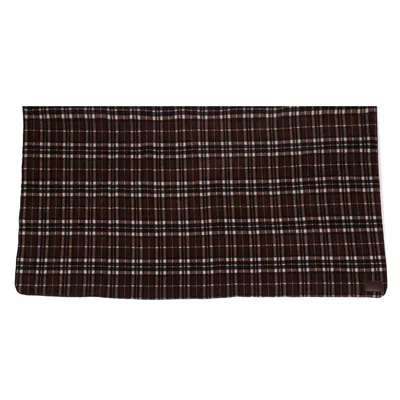 Kentucky Heavy Fleece Paardendeken Square Check Printing Brown