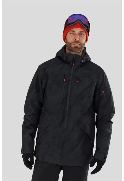 Geaca cu aspect contrastant pentru ski Baily Allmountain - Negru