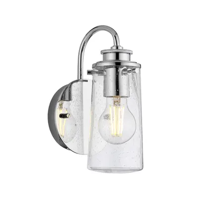 Aplica Braelyn 1 Light Wall Light – Polished Chrome