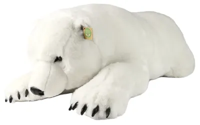 Jucărie de pluș Rappa Eco prieteni - Urs polar, 109 cm