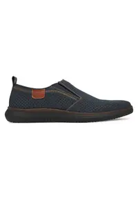 Pantofi barbati - piele naturala - culoare albastra