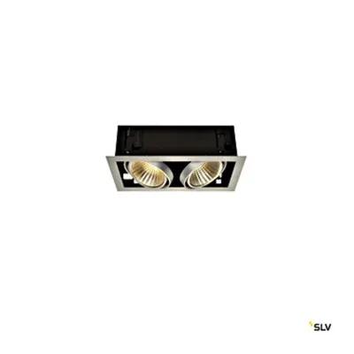 KADUX LED dublu DL Set, 3000K30°, alu.periat
