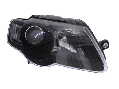 Far fata Dreapta (H7, electric, cu motor, culoare insert: negru) potrivit VW PASSAT B6