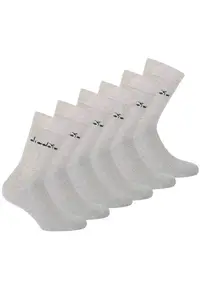 Set de sosete lungi unisex - 6 perechi - Gri deschis