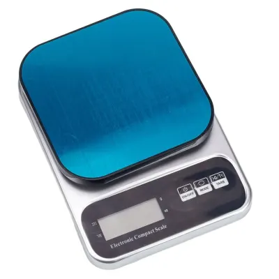 Cântar digital de bucătărie 10kg - argintiu