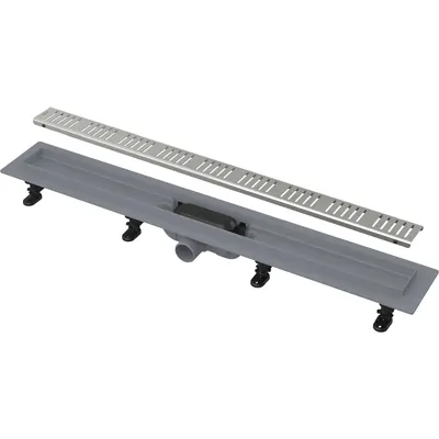 Rigola dus iesire laterala cu capac perforat crom 950 mm Alcadrain APZ10-950M