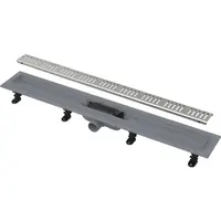 Rigola dus iesire laterala cu capac perforat crom 850 mm Alcadrain APZ10-850M