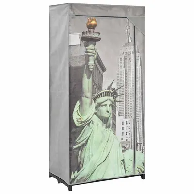 vidaXL Șifonier New York, 75 x 45 x 160 cm, material textil