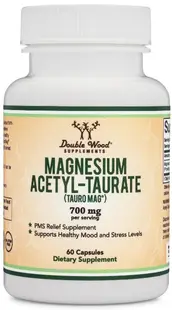 Magnesium Acetyl-Taurate, 60 capsule, Double Wood
