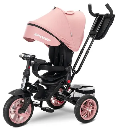 Tricicletă cu roți pneumatice (cu aer) Lorelli - Speedy, Pink