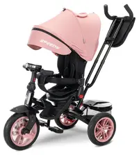 Tricicletă cu roți pneumatice (cu aer) Lorelli - Speedy, Pink
