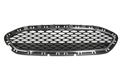 Grila radiator potrivit FORD FIESTA VII 1.0-1.5D dupa 2017 - (cadru cromat; pieptene, negru)