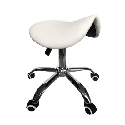 Scaun ergonomic pentru salon - alb