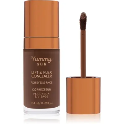 Danessa Myricks Beauty Yummy Skin Lift & Flex Concealer corector lichid cu efect matifiant culoare 17 - Dark with Warm Undertones 8.4 ml