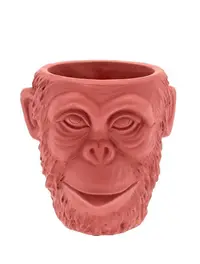 Ghiveci - Gorilla - Caramiziu, 19 x 19 cm
